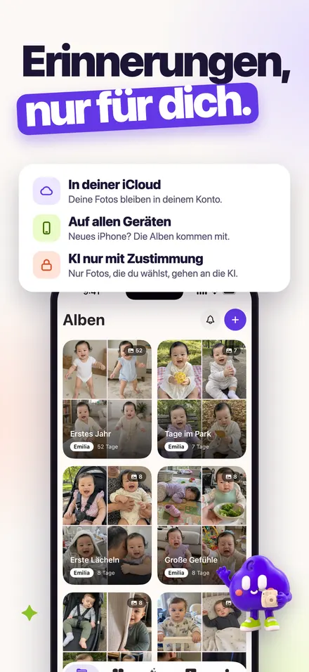 Datenschutz: iCloud, alle Geräte, KI nur mit Zustimmung